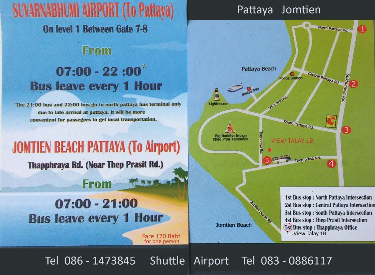 View Talay 1B Serviced Apartments Pattaya Exterior foto